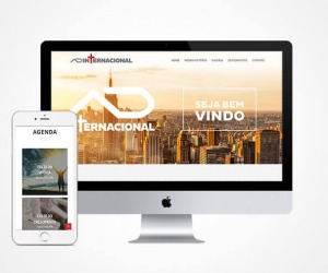 Criação de site responsivo AD Internacional