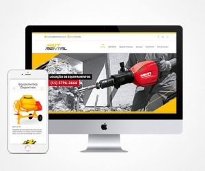 Criação de site mobile Fast Rental