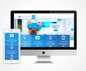 Criação de site mobile Clínica Neuro Conceito