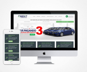 Criação de site mobile Credit Consultoria