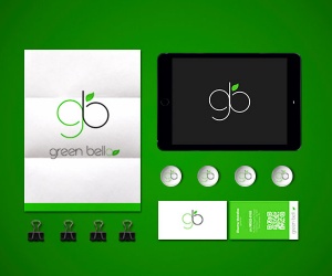 Criação de identidade visual Marca de roupa Green Bella