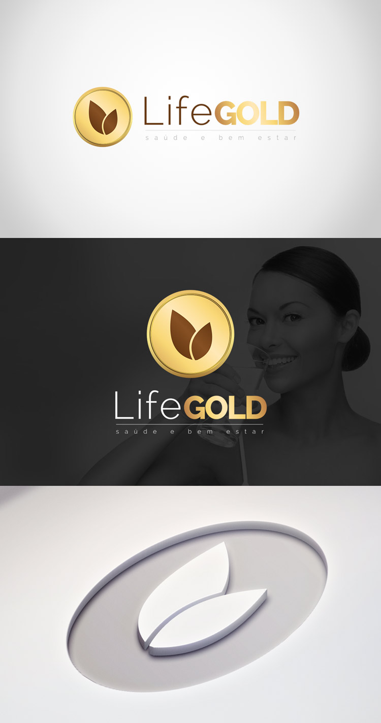 Criação de logotipo Life Gold