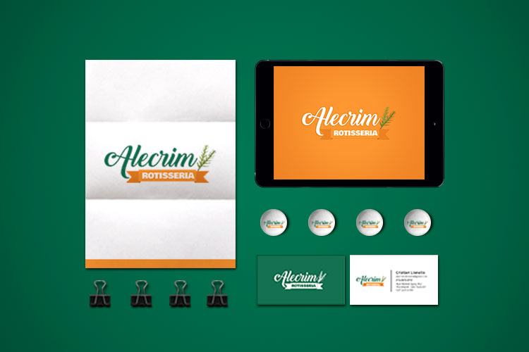 Identidade Visual Rotisseria Alecrim